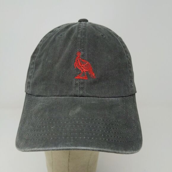 Port Authority Men's Pheasant Slideback Hat Gray Embroidered Logo - Picture 3 of 11